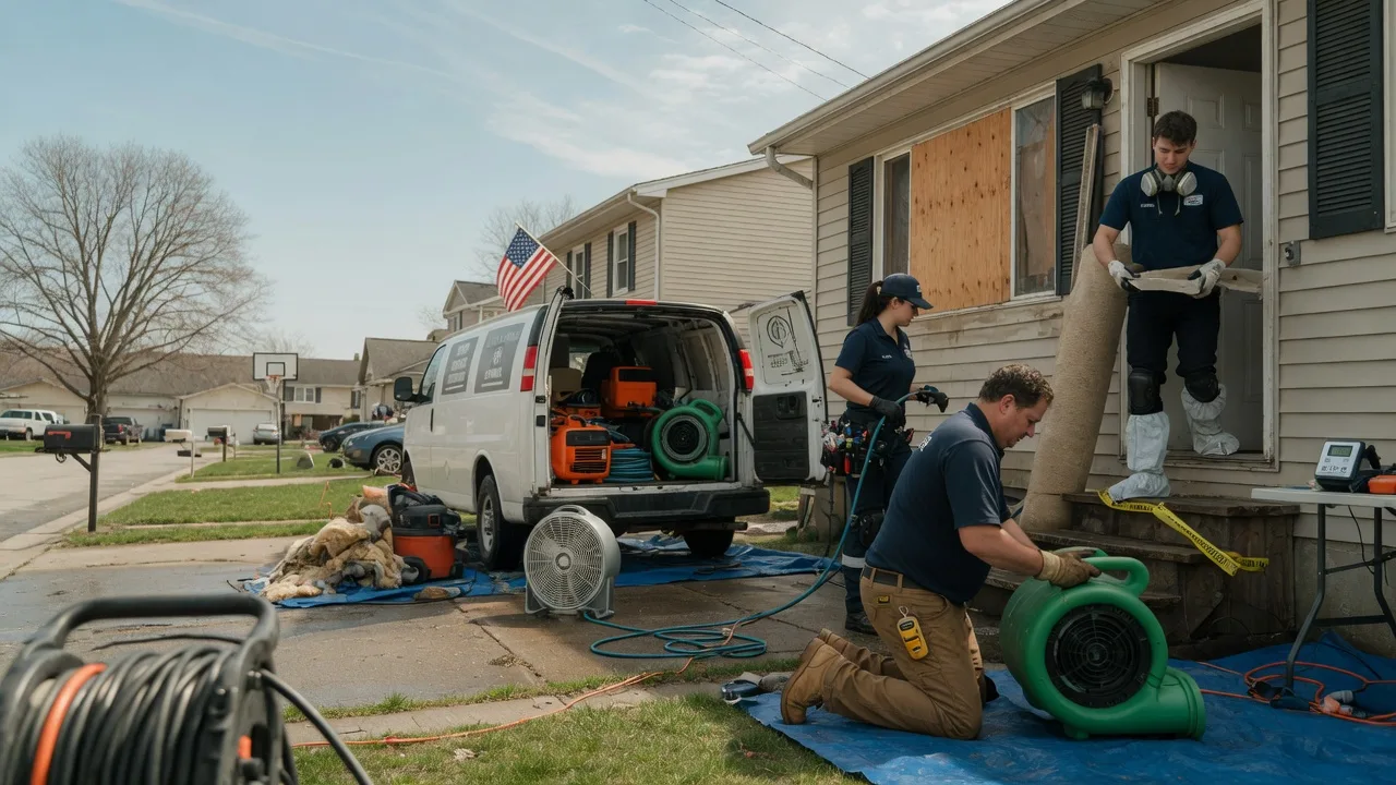 Water Damage Restoration in Cadillac, MI near me